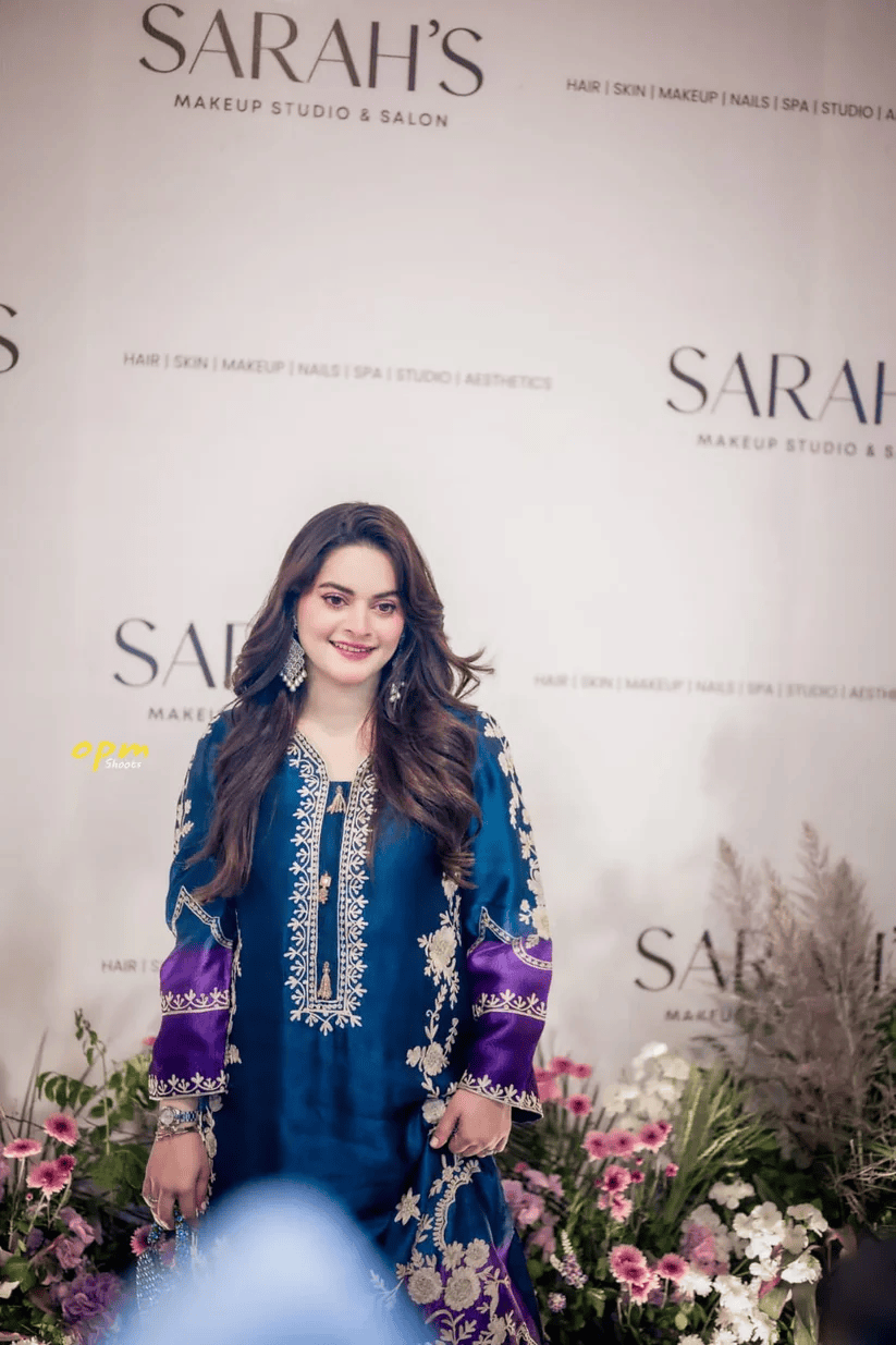 Close up of ornamental gold tone print on Royal Indigo silk kurta ZAMARANG