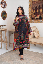 Nocturne Bloom Silk 2 Piece Suit