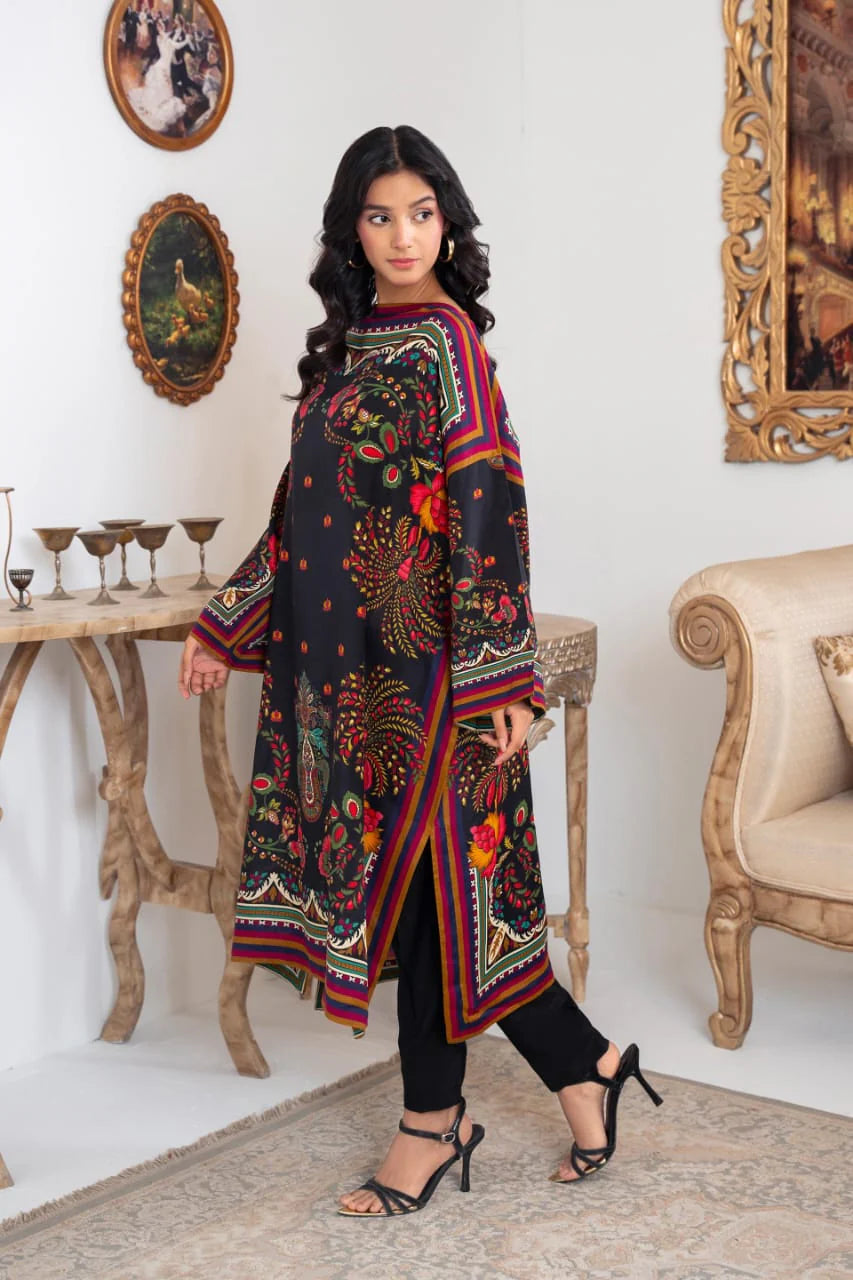 Nocturne Bloom Silk 2 Piece Suit