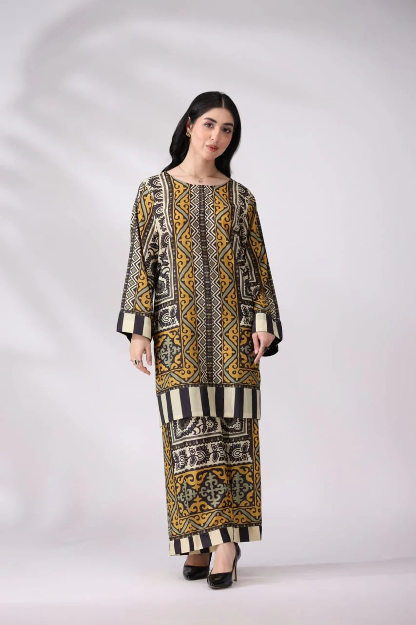 Fabric texture close up of luxurious poly lawn with digital print