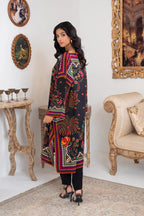 Nocturne Bloom Silk 2 Piece Suit