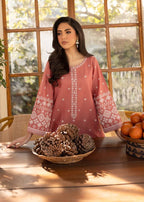 Full stitched suit with matching embroidered trouser