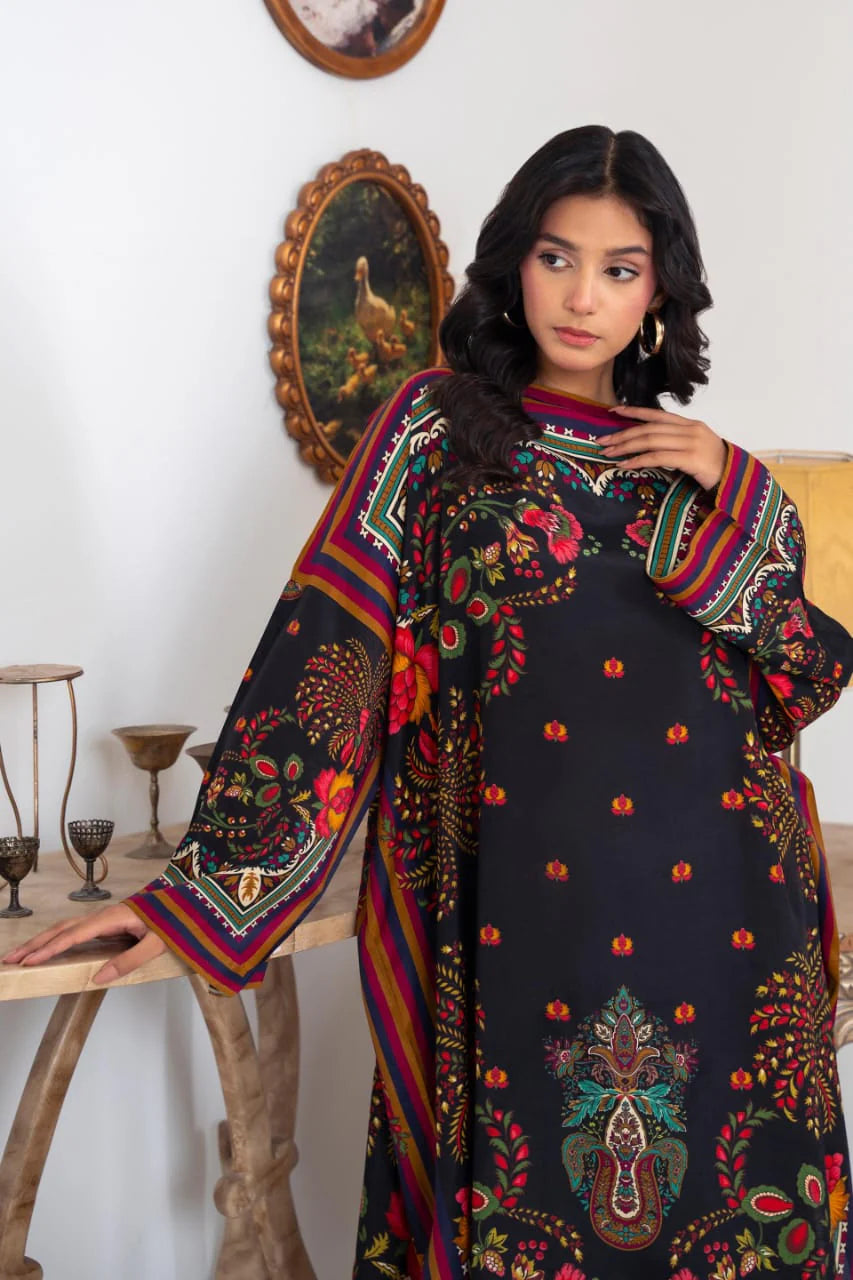 Nocturne Bloom Silk 2 Piece Suit