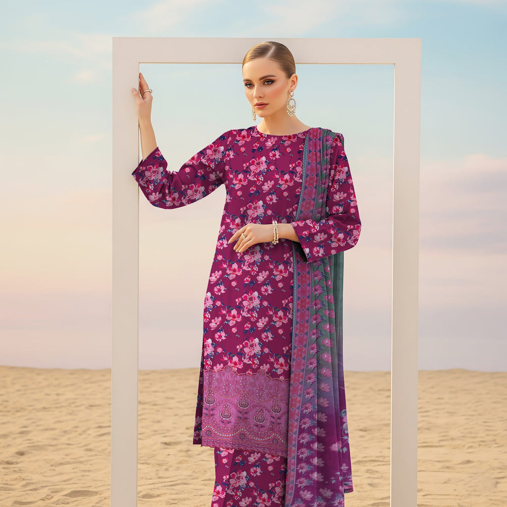 Mint green floral embroidered viscose shirt front view ZAMARANG