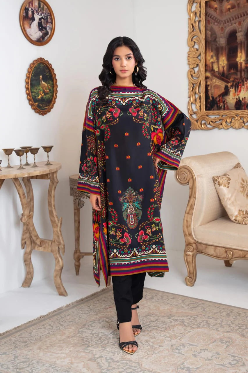 Nocturne Bloom Silk 2 Piece Suit