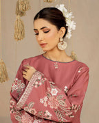 Ready to wear embroidered lawn suit Pakistan semi formal look