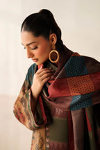 Shawl drape and fabric texture close up Autumn Tapestry