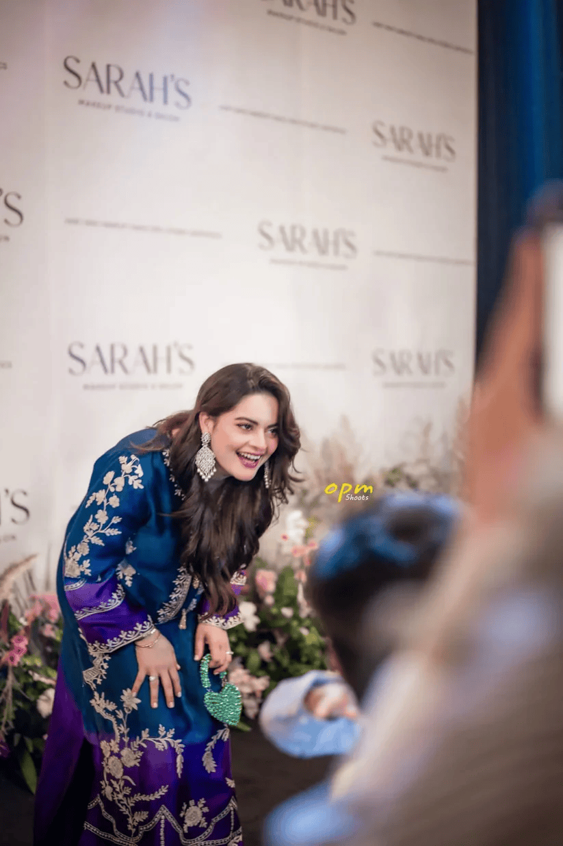 Straight trousers with coordinating print Royal Indigo ZAMARANG