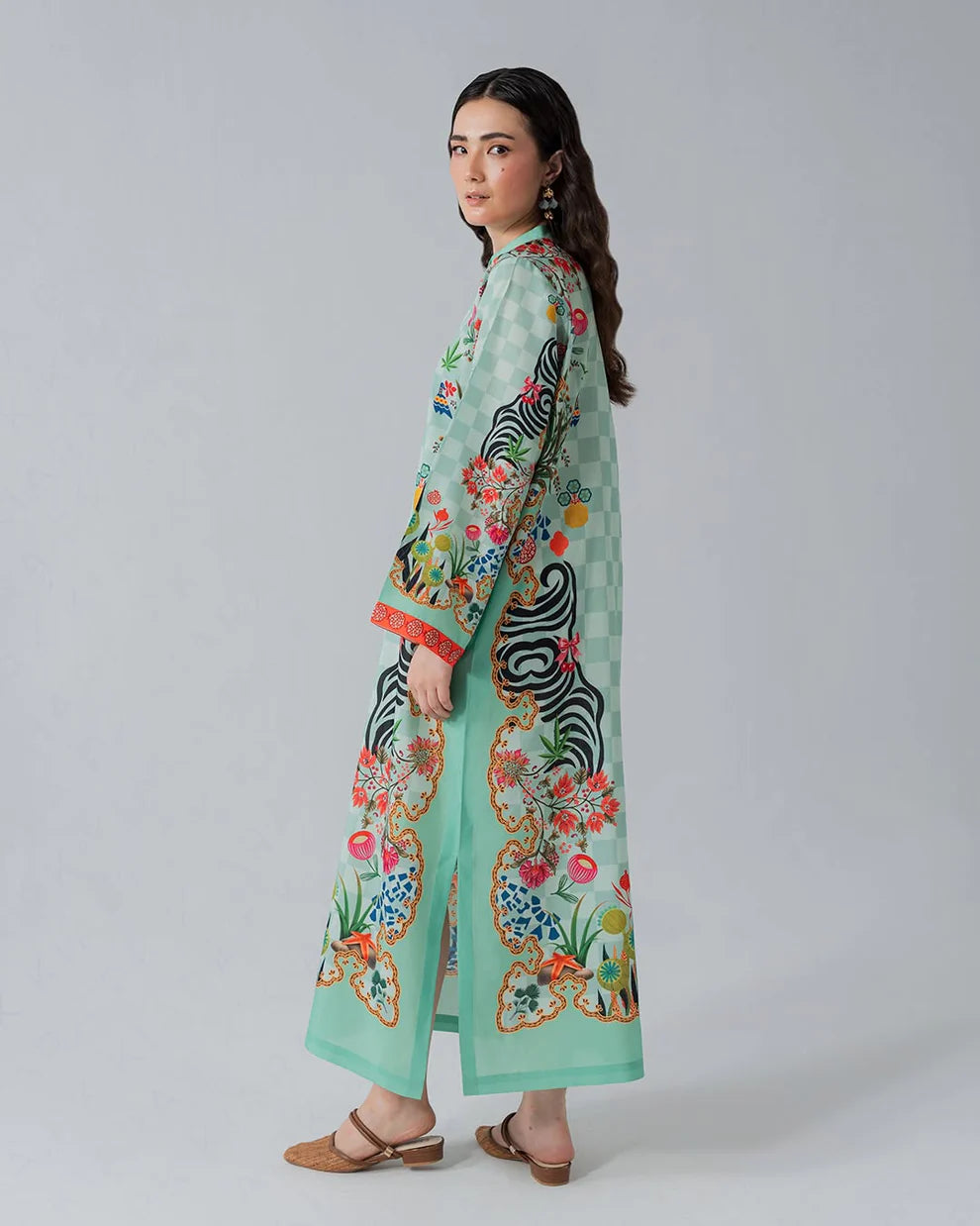 Botanic Charm Digital Print 2 Piece Khaddar
