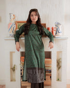 ZAMARANG Digital Bloom stitched 2 piece suit front view