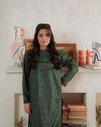 ZAMARANG digital print kurta close up detail