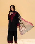 black-embroidered-3-piece-suit-zamarang-front-view