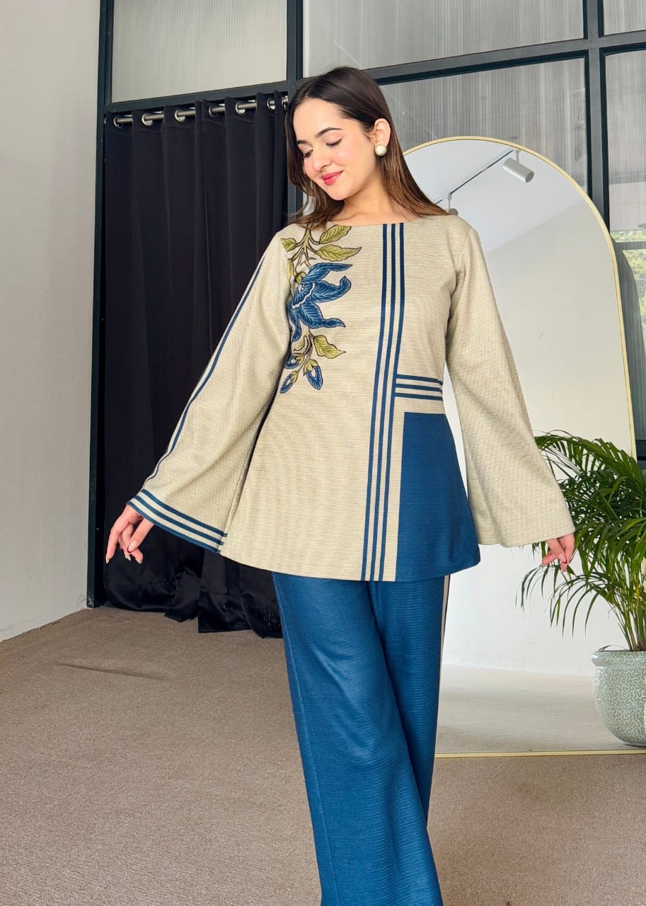 zamarang-beige-teal-korean-silk-2piece-suit